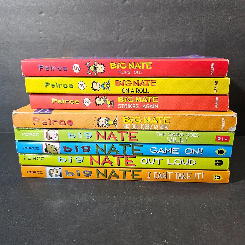 Lot of 8 Big Nate Books, Paperback Mix Children's Books